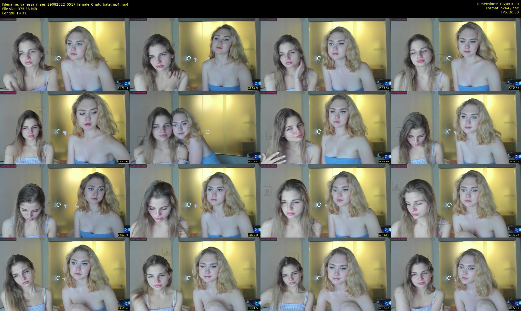 vanessa_maes — 20 minute Chaturbate female cam show recording, 1080p, Aug 29, 2022