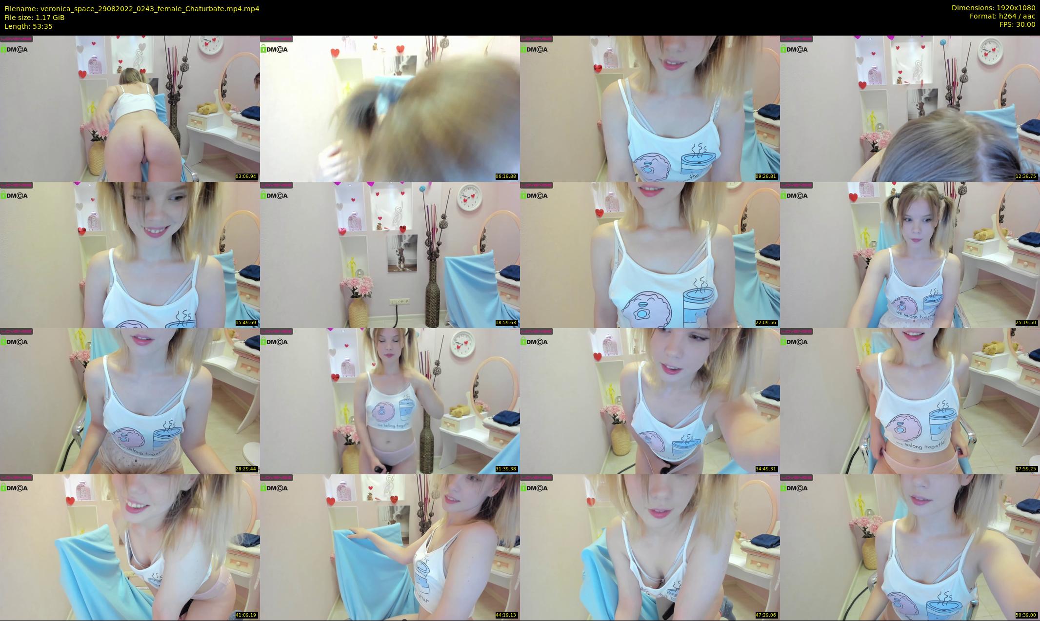 veronica_space — 54 minute Chaturbate female cam show recording, 1080p, Aug 29, 2022