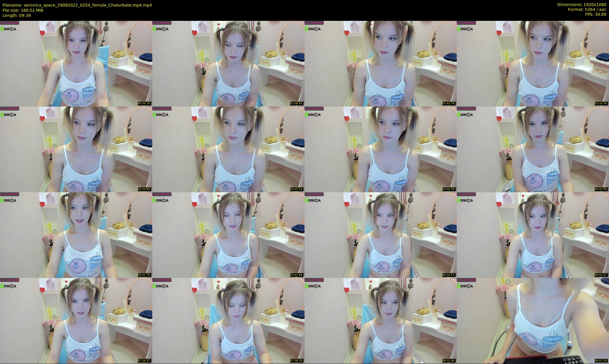 veronica_space — 10 minute Chaturbate female cam show recording, 1080p, Aug 29, 2022