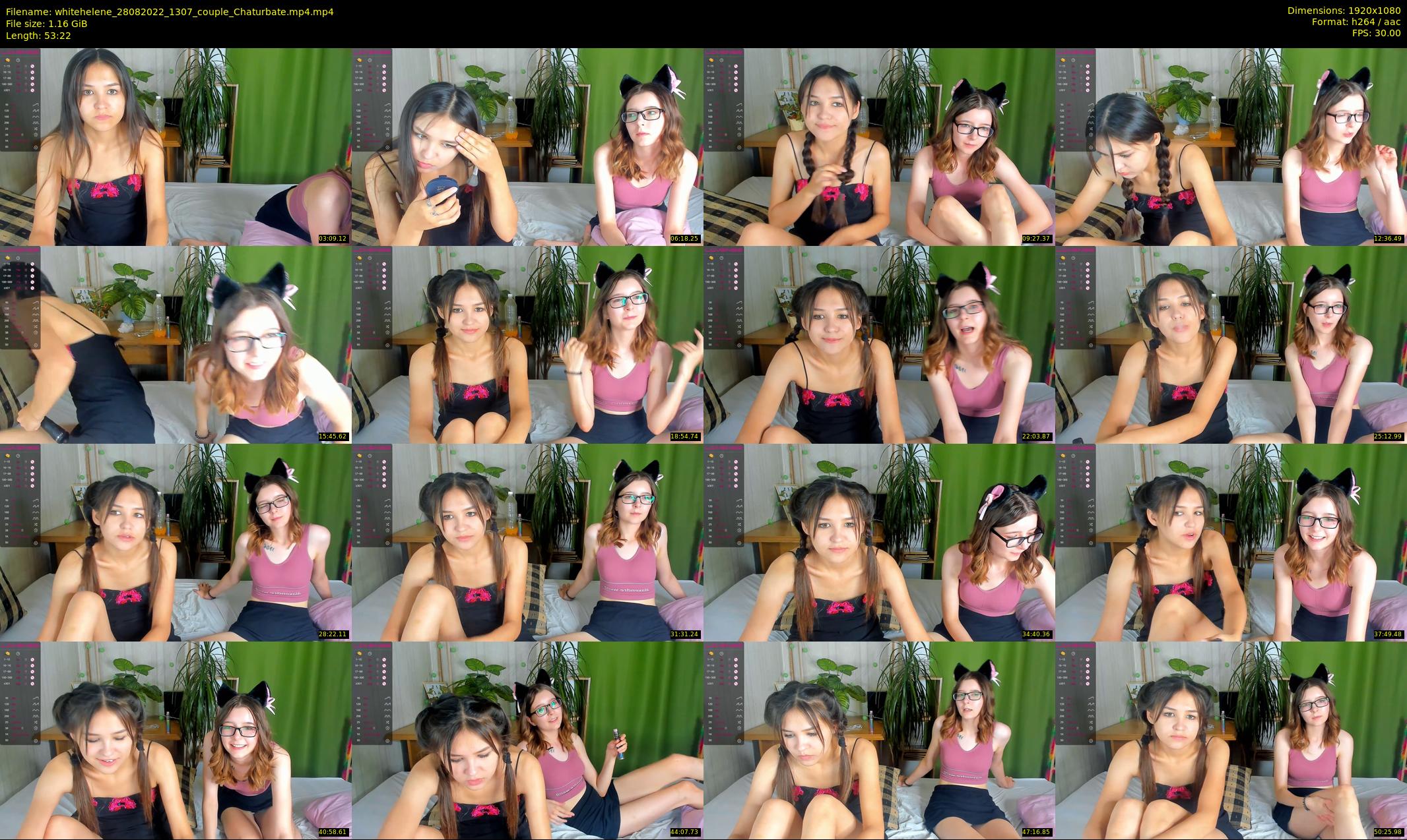 whitehelene — 54 minute Chaturbate female cam show recording, 1080p, Aug 28, 2022