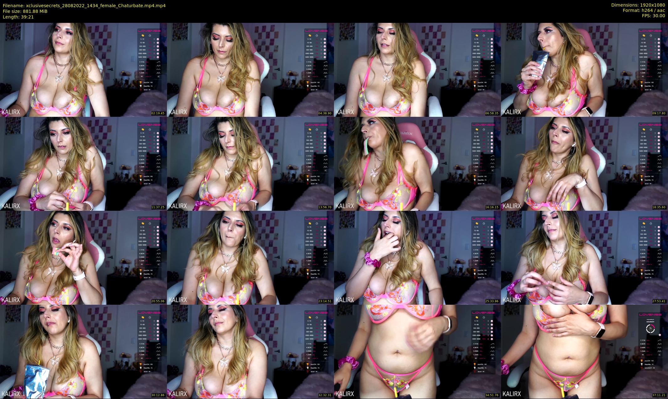 xclusivesecrets — 40 minute Chaturbate female cam show recording, 1080p, Aug 28, 2022