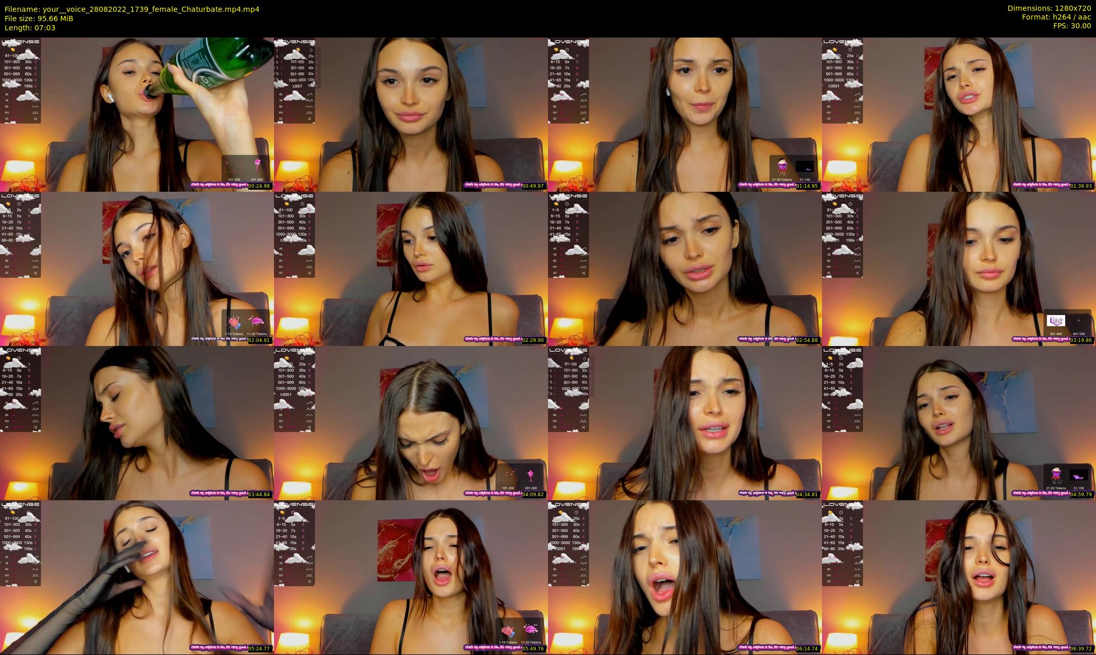 your__voice — 8 minute Chaturbate female cam show recording, 720p, Aug 28, 2022