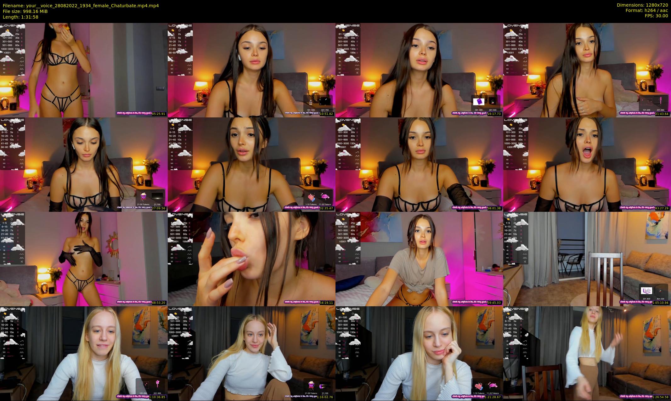 your__voice — 92 minute Chaturbate female cam show recording, 720p, Aug 28, 2022