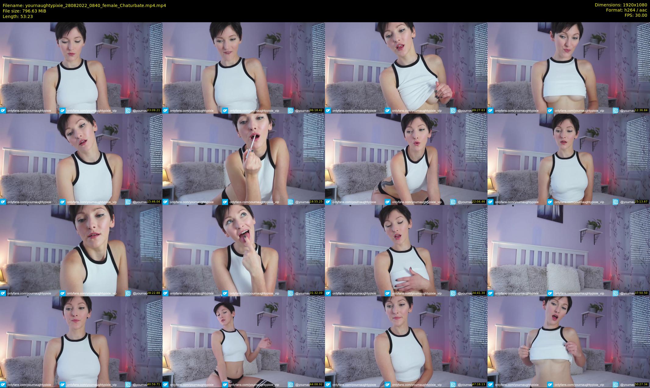 yournaughtypixie — 54 minute Chaturbate couple cam show recording, 1080p, Aug 28, 2022