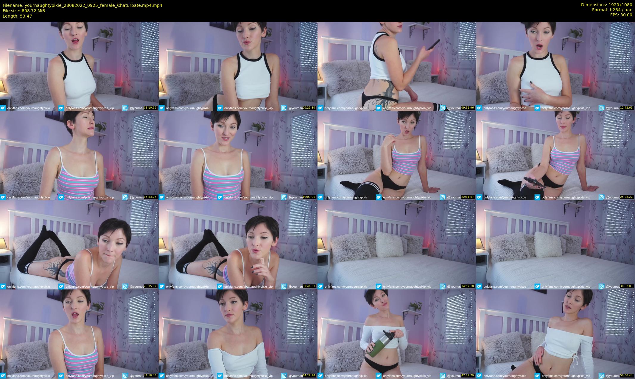 yournaughtypixie — 54 minute Chaturbate couple cam show recording, 1080p, Aug 28, 2022