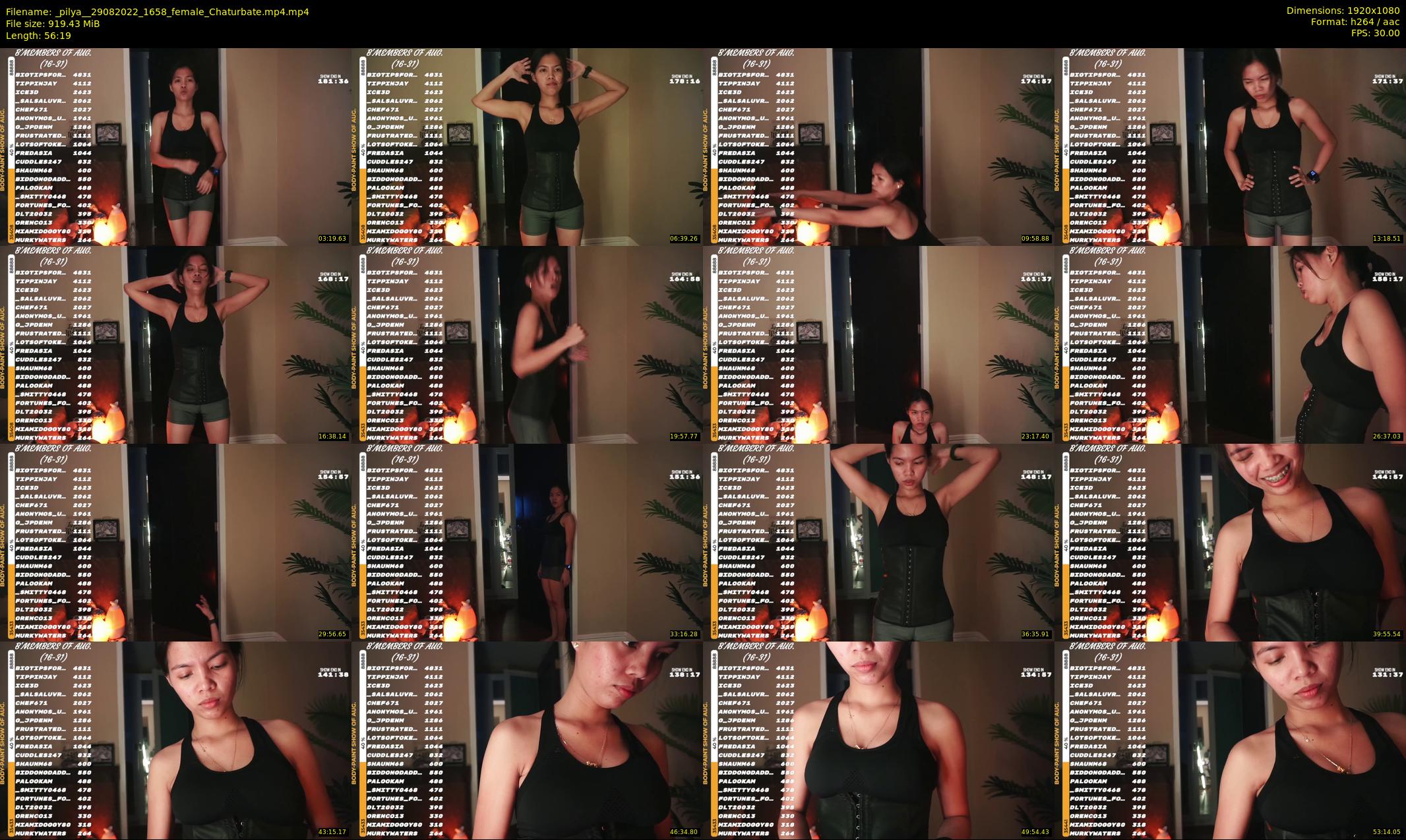_pilya_ — 57 minute Chaturbate female cam show recording, 1080p, Aug 29, 2022