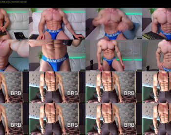 adam_muscle_ — 60 minute Chaturbate male cam show recording, 1080p, Aug 29, 2022