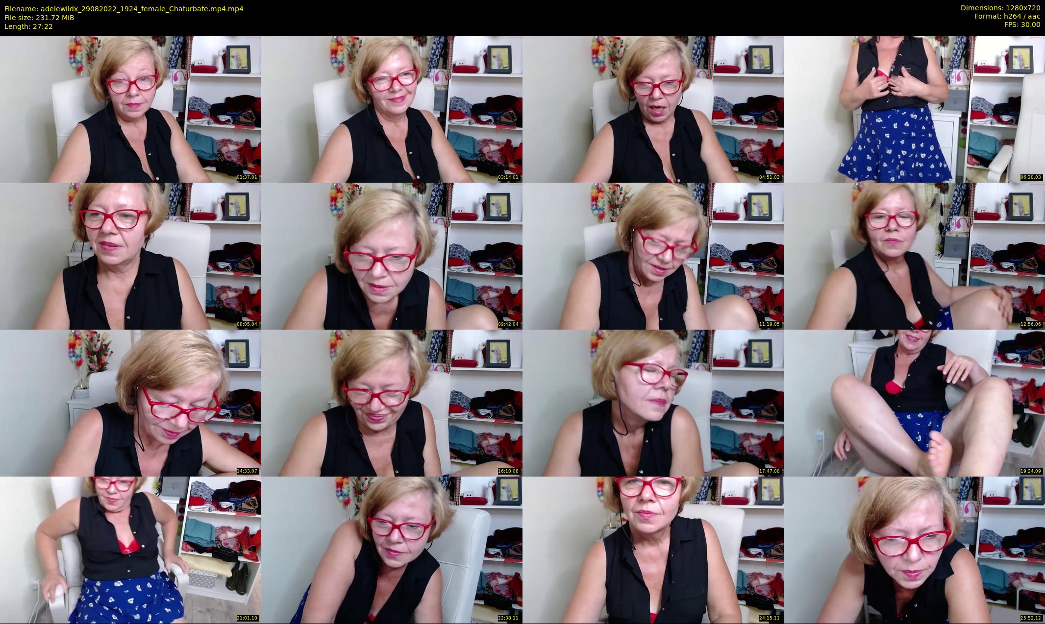 adelewildx — 28 minute Chaturbate female cam show recording, 720p, Aug 29, 2022