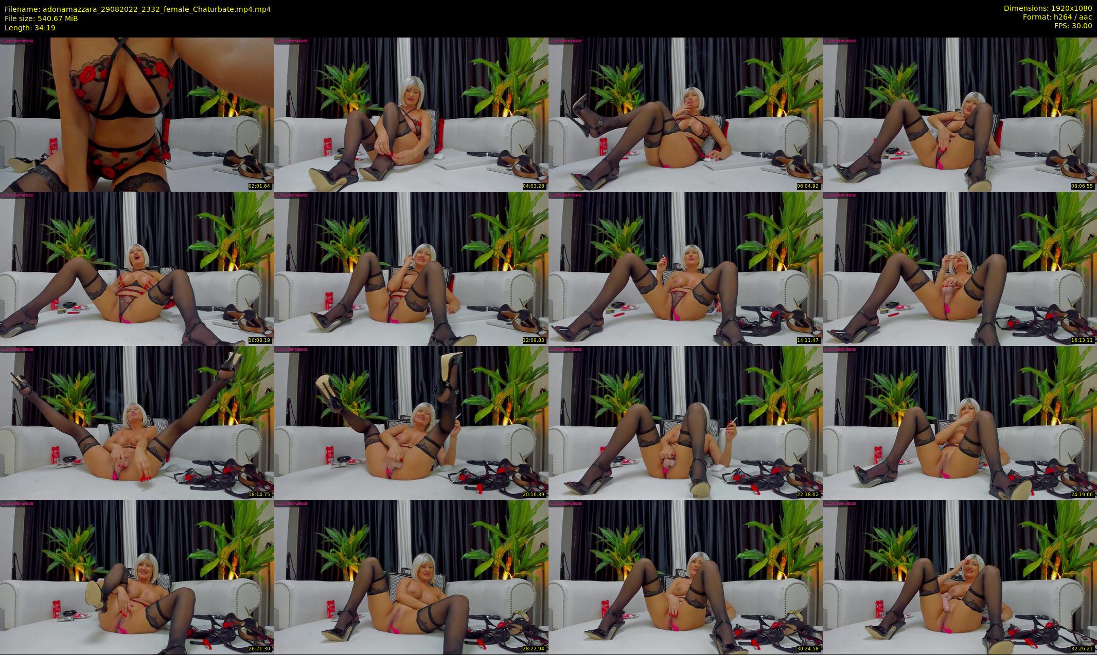 adonamazzara — 35 minute Chaturbate female cam show recording, 1080p, Aug 29, 2022