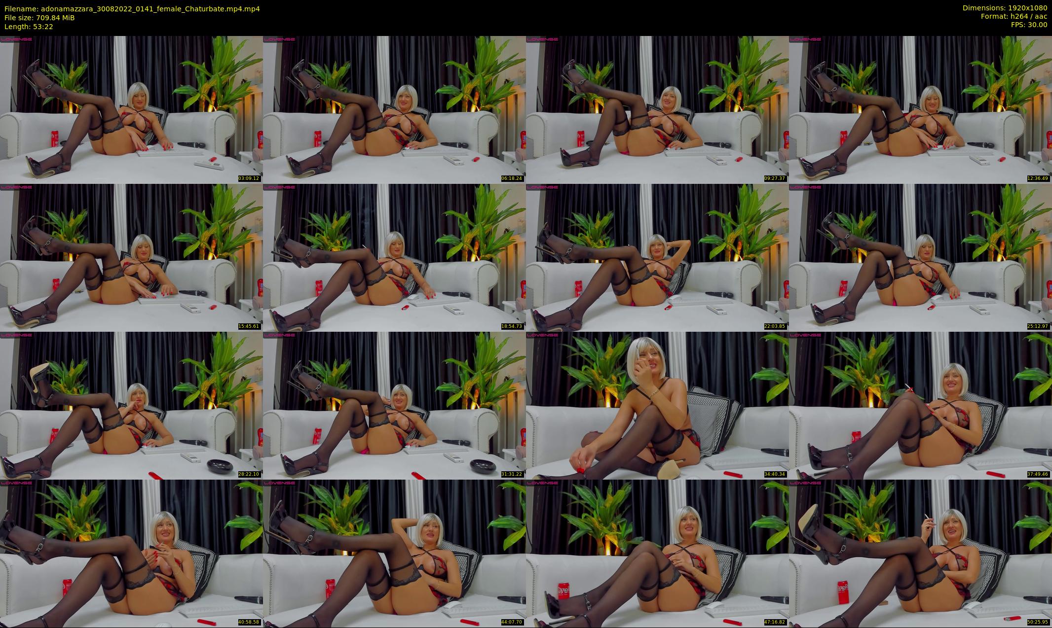 adonamazzara — 54 minute Chaturbate female cam show recording, 1080p, Aug 30, 2022