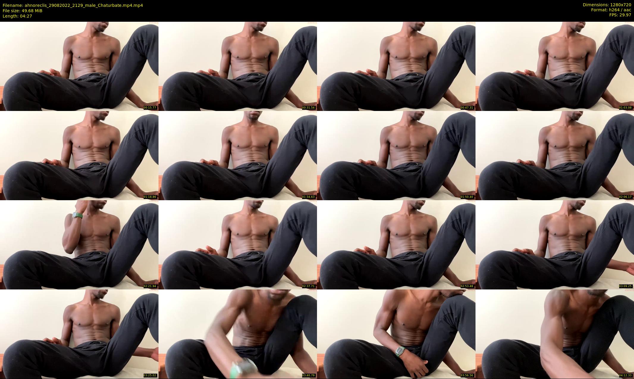 ahnoreclis — 5 minute Chaturbate male cam show recording, 720p, Aug 29, 2022