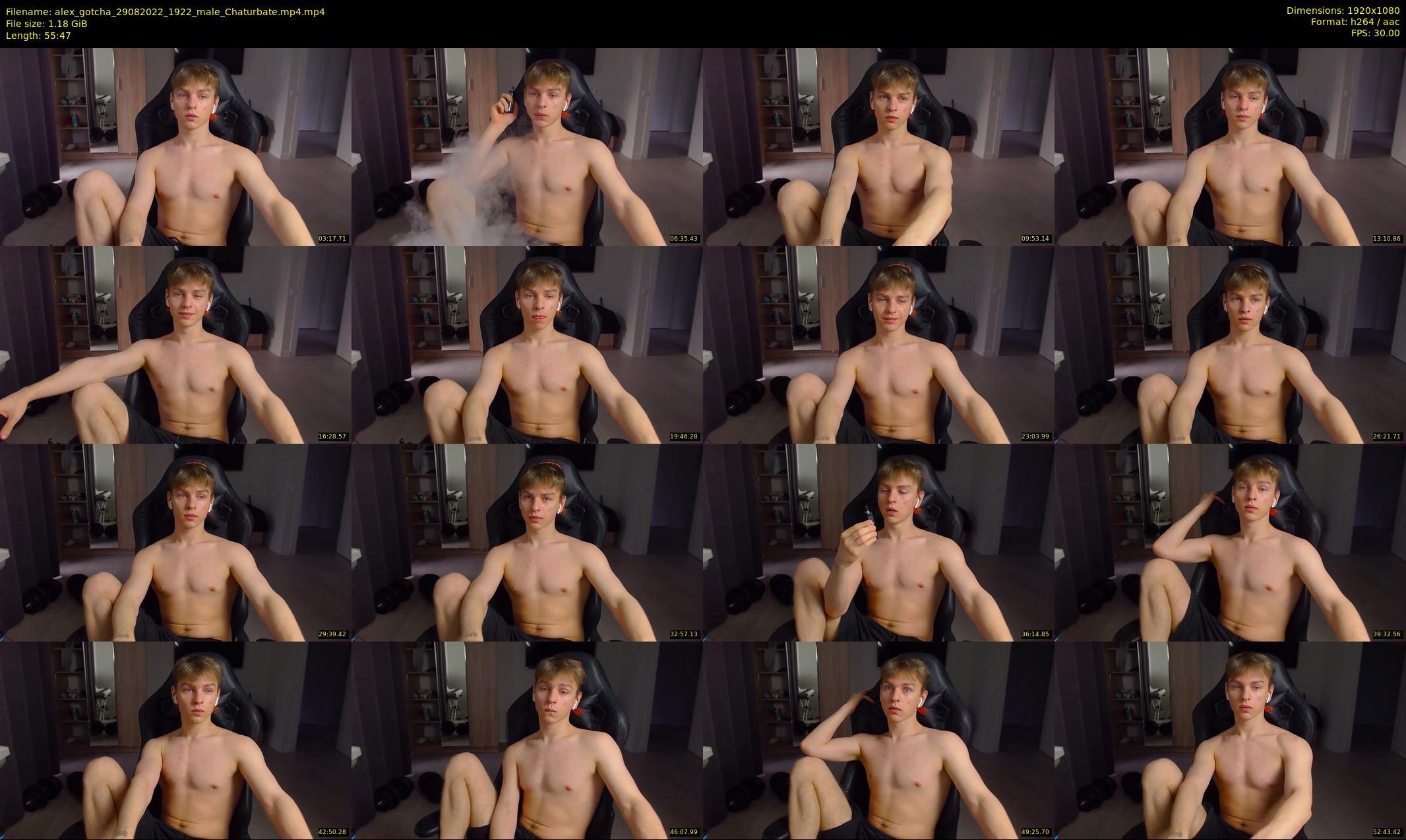 alex_gotcha — 56 minute Chaturbate male cam show recording, 1080p, Aug 29, 2022