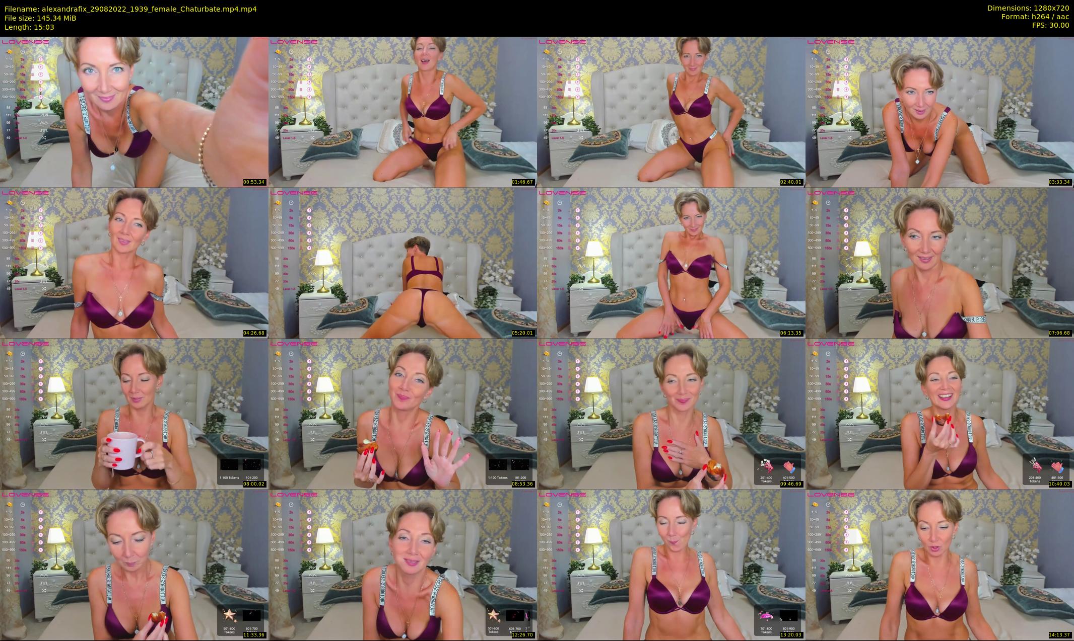alexandrafix — 16 minute Chaturbate female cam show recording, 720p, Aug 29, 2022