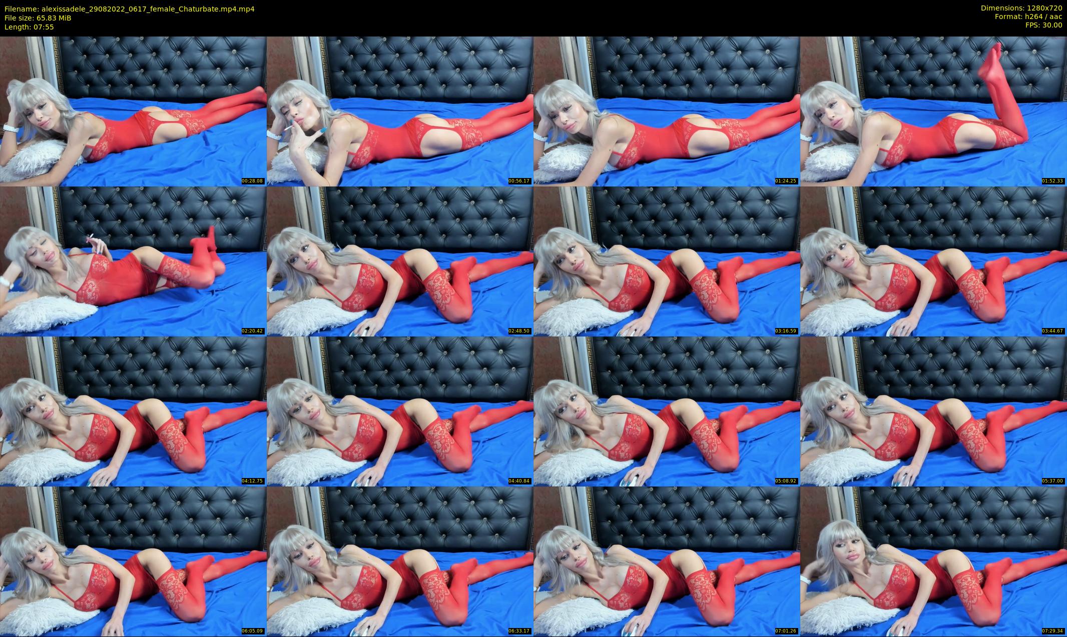 alexissadele — 8 minute Chaturbate female cam show recording, 720p, Aug 29, 2022