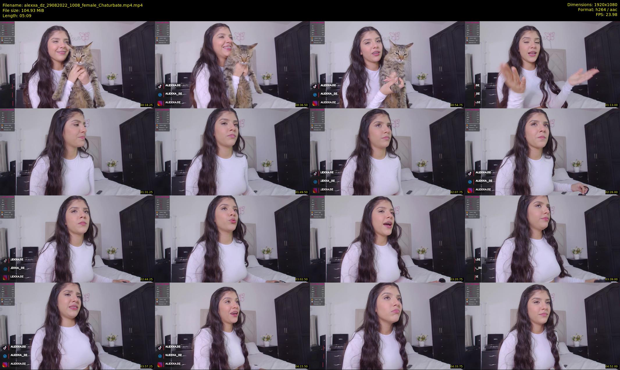alexxa_dz — 6 minute Chaturbate female cam show recording, 1080p, Aug 29, 2022
