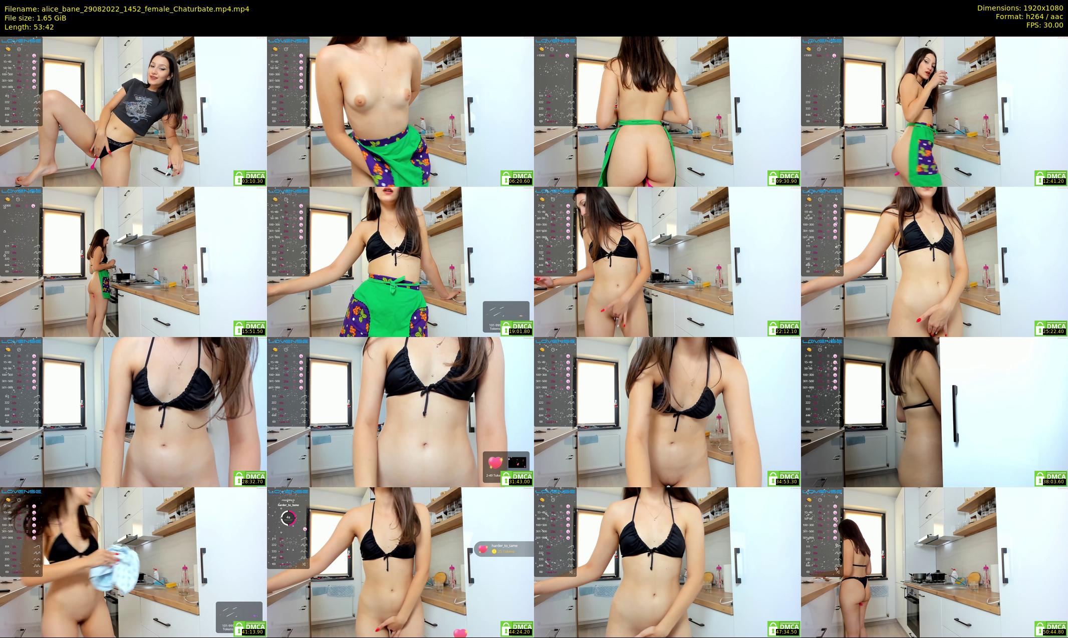 alice_bane — 54 minute Chaturbate female cam show recording, 1080p, Aug 29, 2022