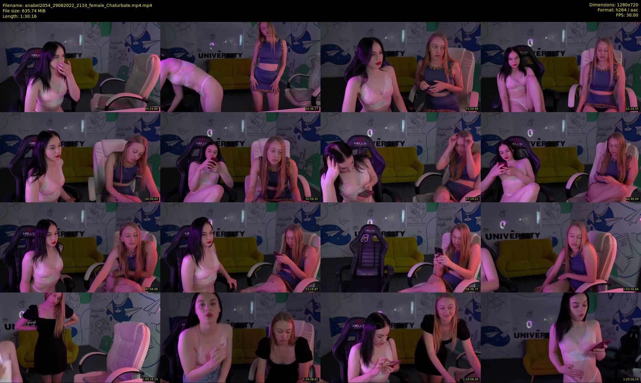 anabel2054 — 91 minute Chaturbate female cam show recording, 720p, Aug 29, 2022