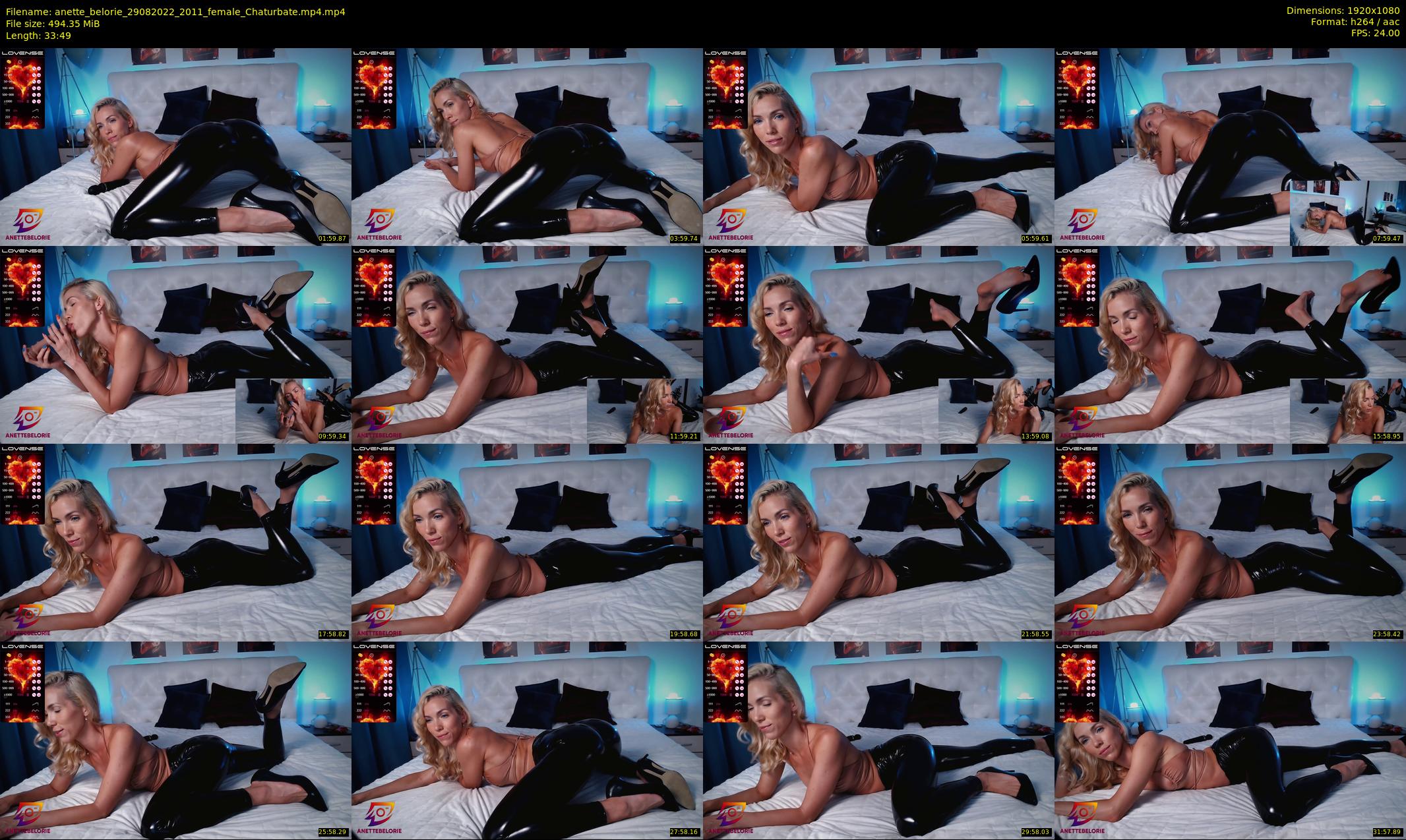 anette_belorie — 34 minute Chaturbate female cam show recording, 1080p, Aug 29, 2022