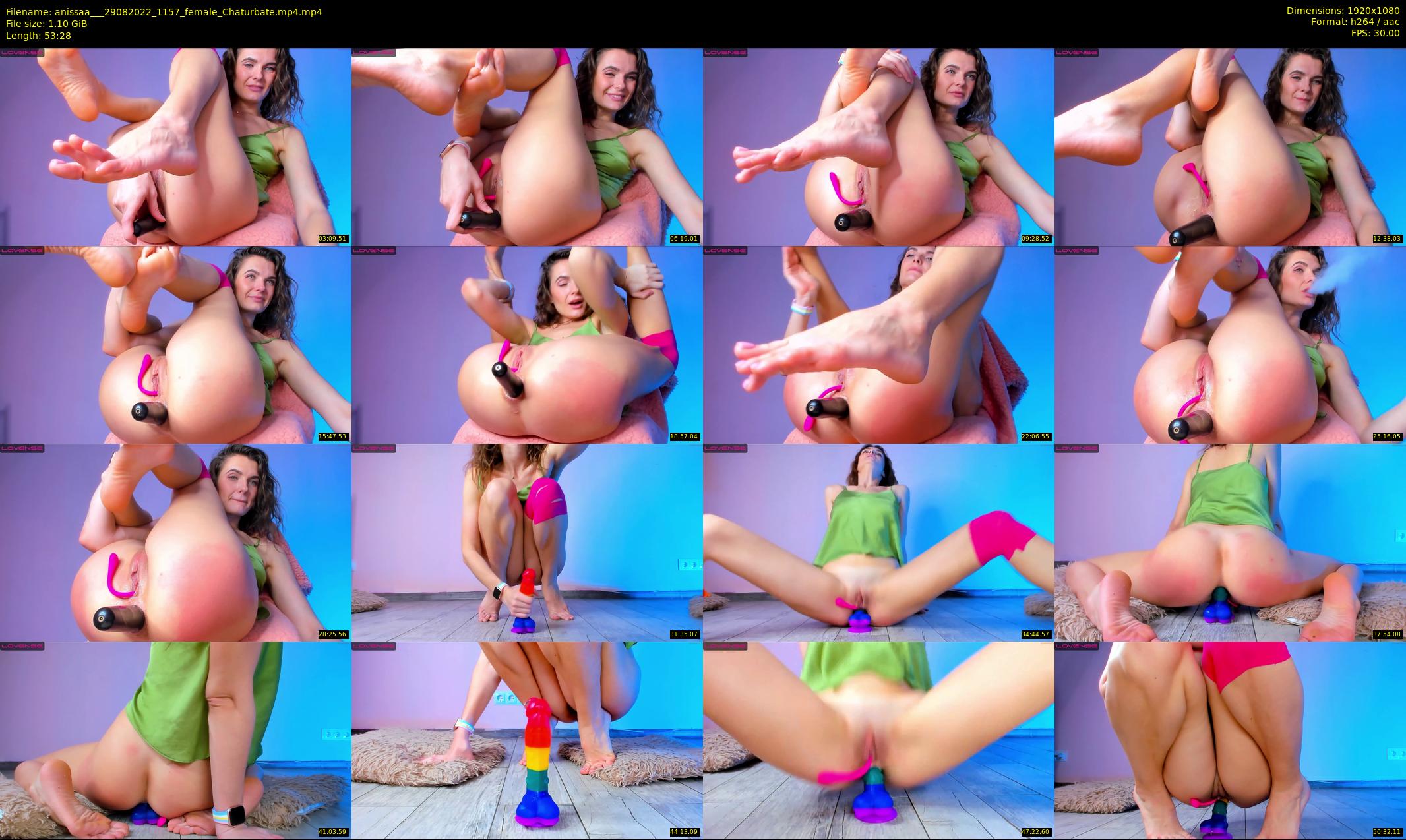 anissaa__ — 54 minute Chaturbate female cam show recording, 1080p, Aug 29, 2022