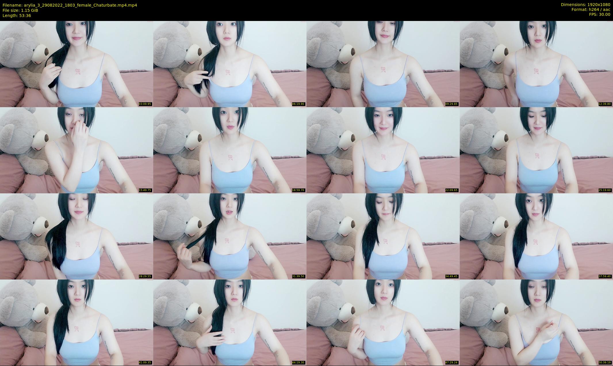 arylia_3 — 54 minute Chaturbate female cam show recording, 1080p, Aug 29, 2022