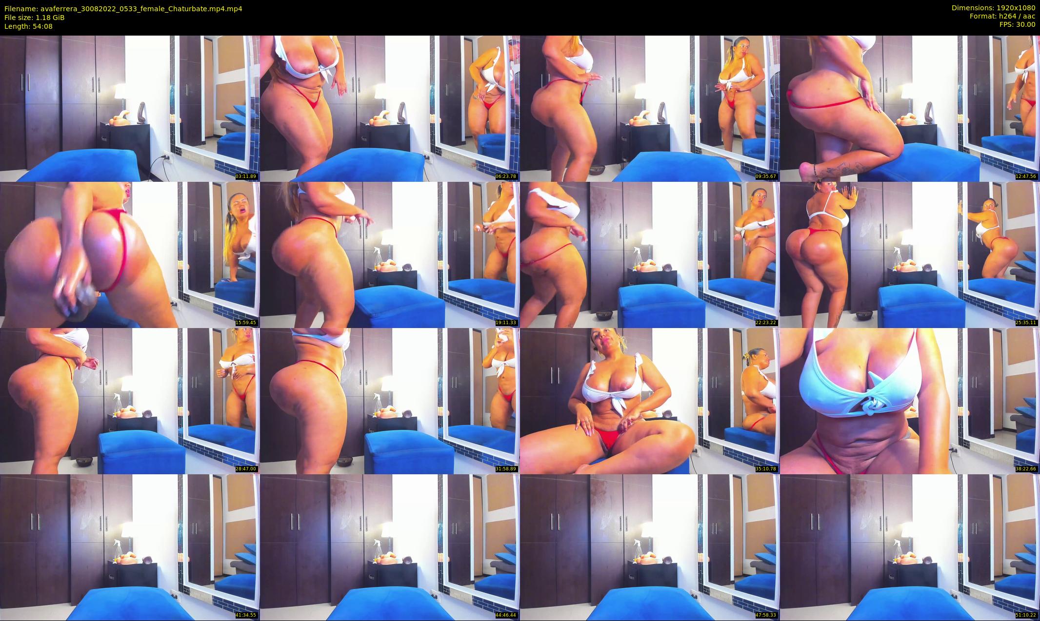 avaferrera — 55 minute Chaturbate female cam show recording, 1080p, Aug 30, 2022