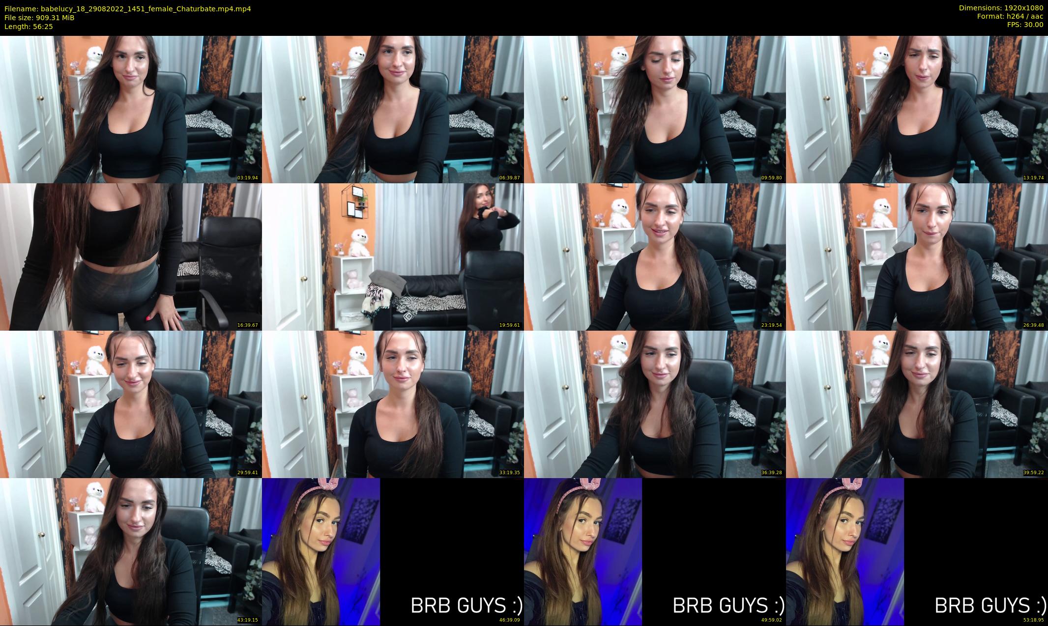 babelucy_18 — 57 minute Chaturbate female cam show recording, 1080p, Aug 29, 2022