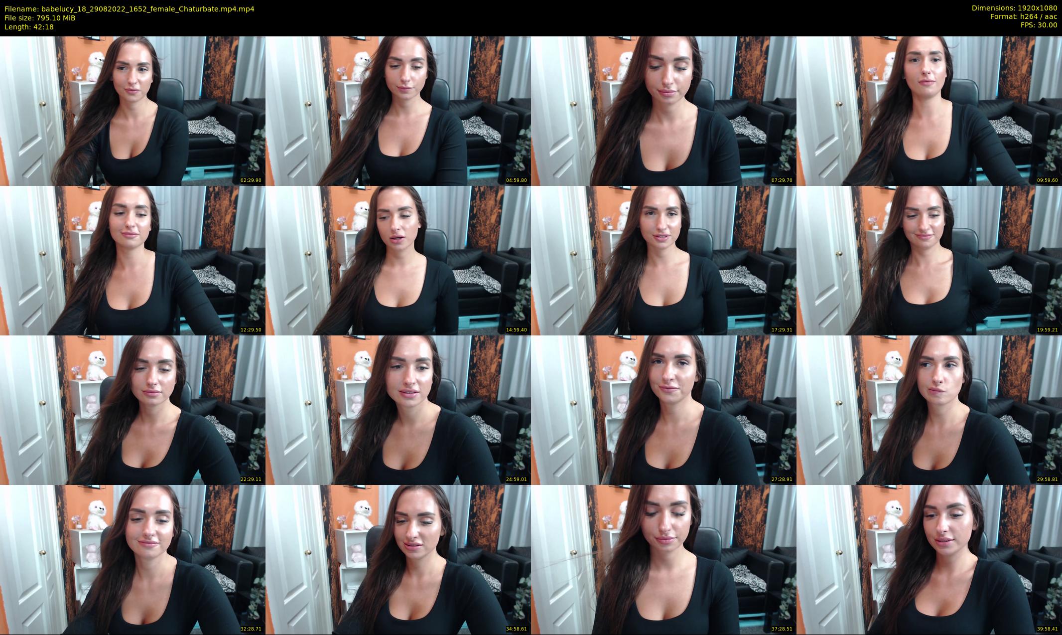 babelucy_18 — 43 minute Chaturbate female cam show recording, 1080p, Aug 29, 2022