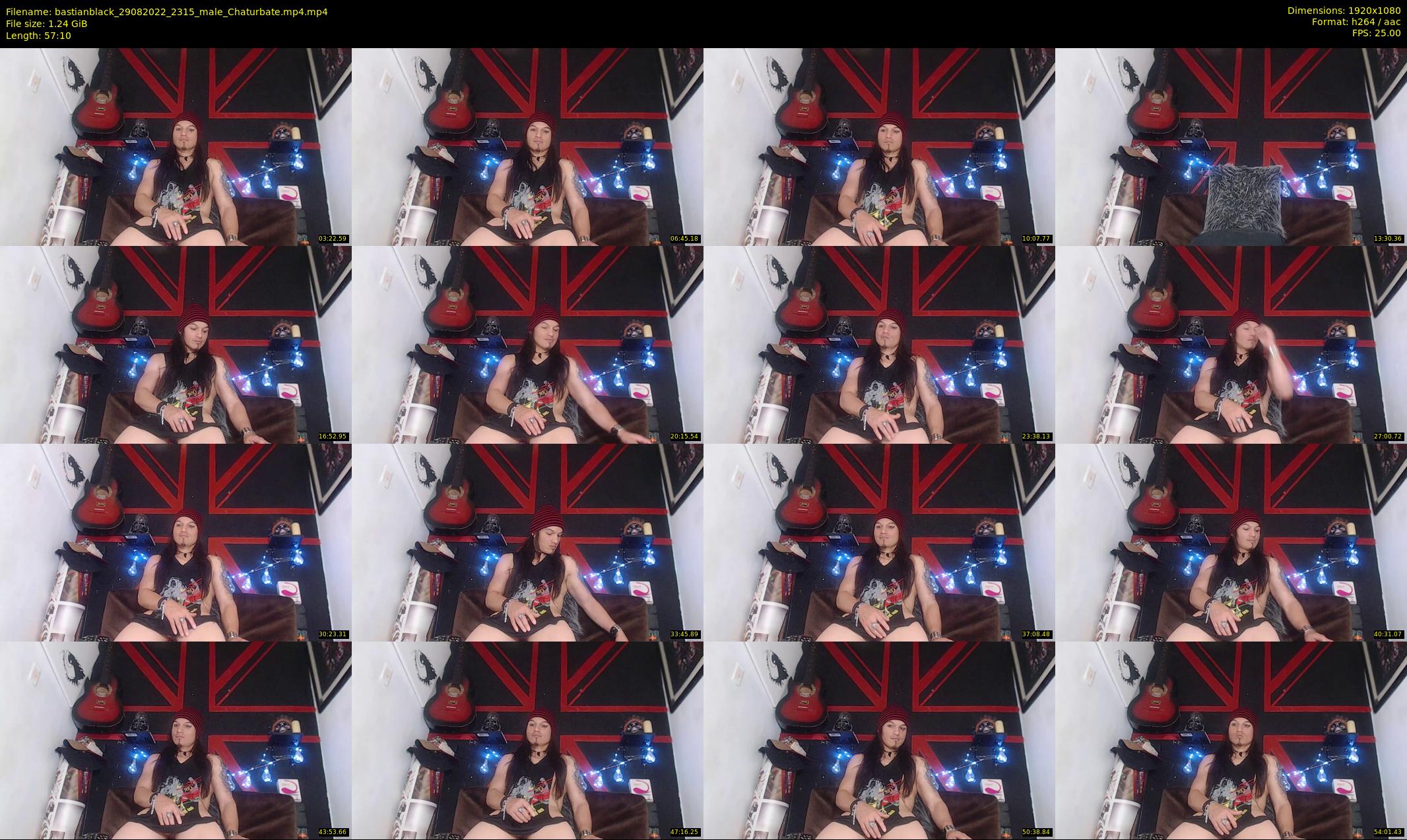 bastianblack — 58 minute Chaturbate male cam show recording, 1080p, Aug 29, 2022