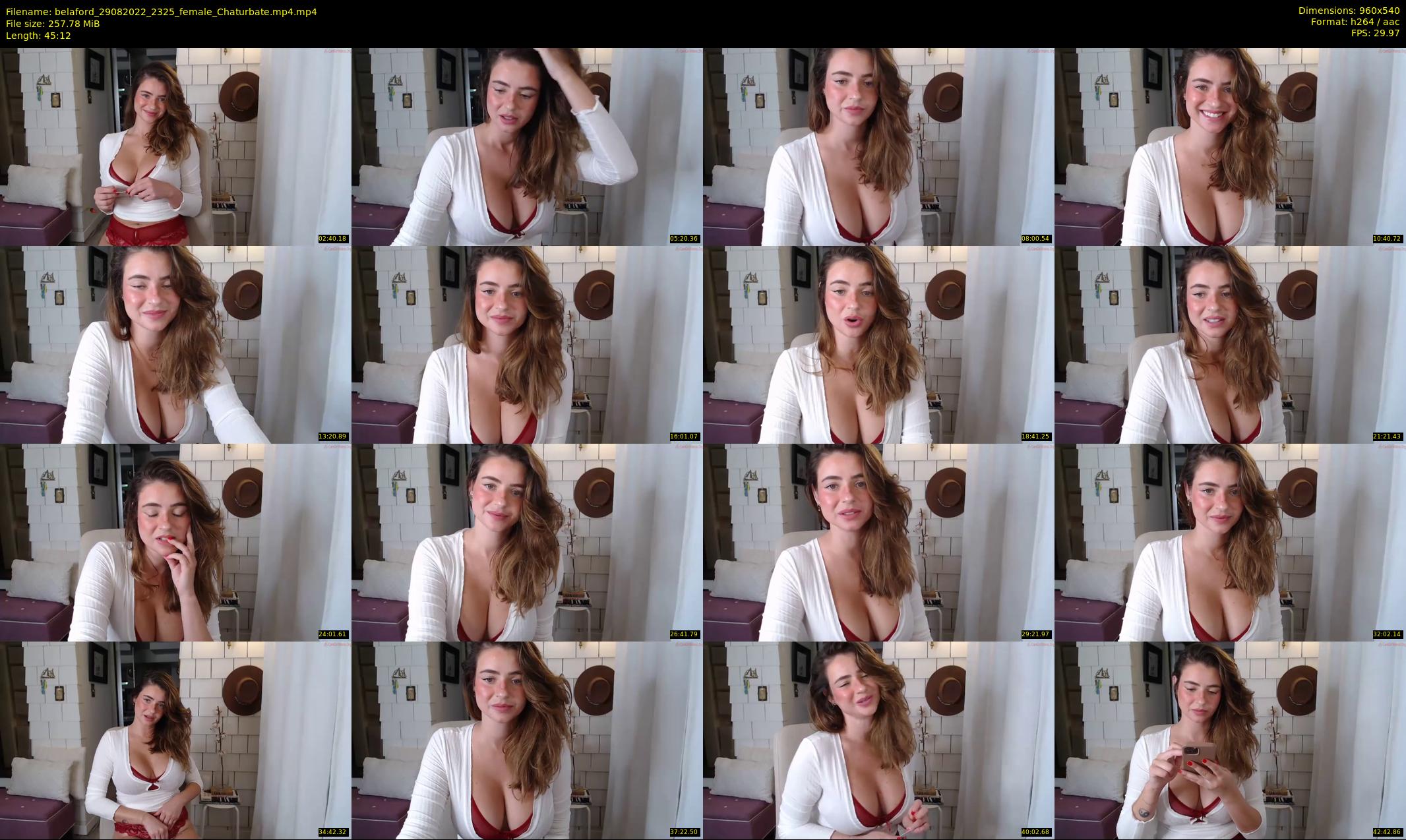 belaford — 46 minute Chaturbate female cam show recording, 480p, Aug 29, 2022