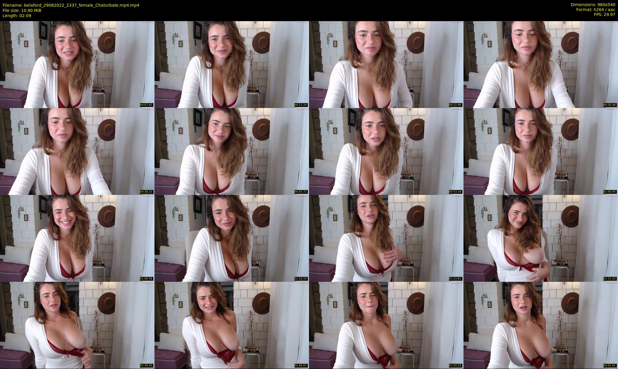 belaford — 3 minute Chaturbate female cam show recording, 480p, Aug 29, 2022
