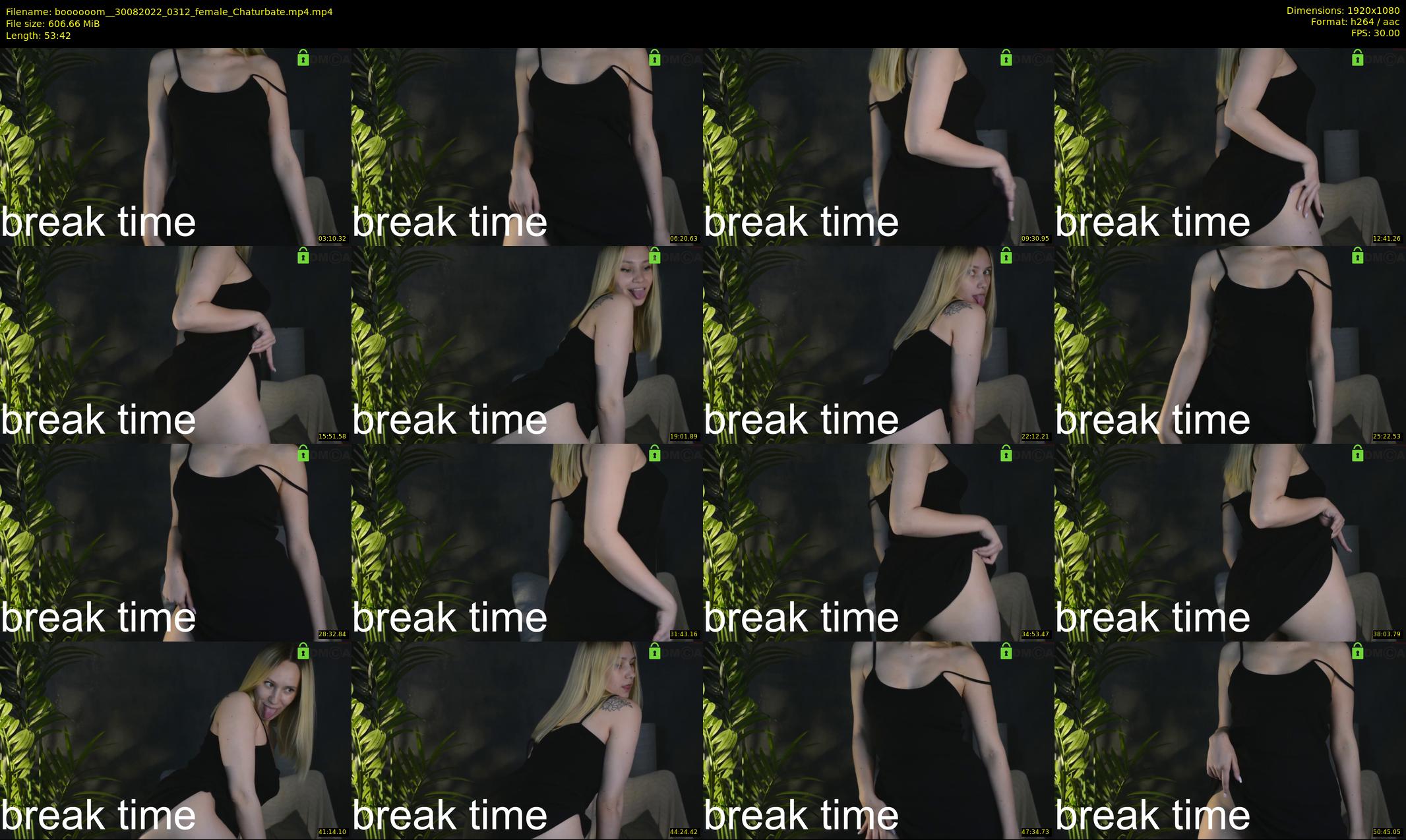 boooooom_ — 54 minute Chaturbate female cam show recording, 1080p, Aug 30, 2022