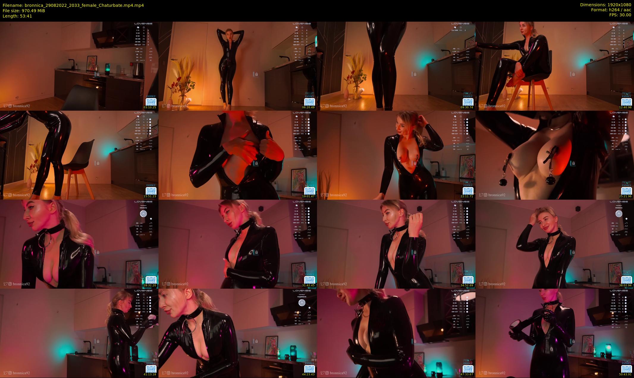 bronnica — 54 minute Chaturbate female cam show recording, 1080p, Aug 29, 2022
