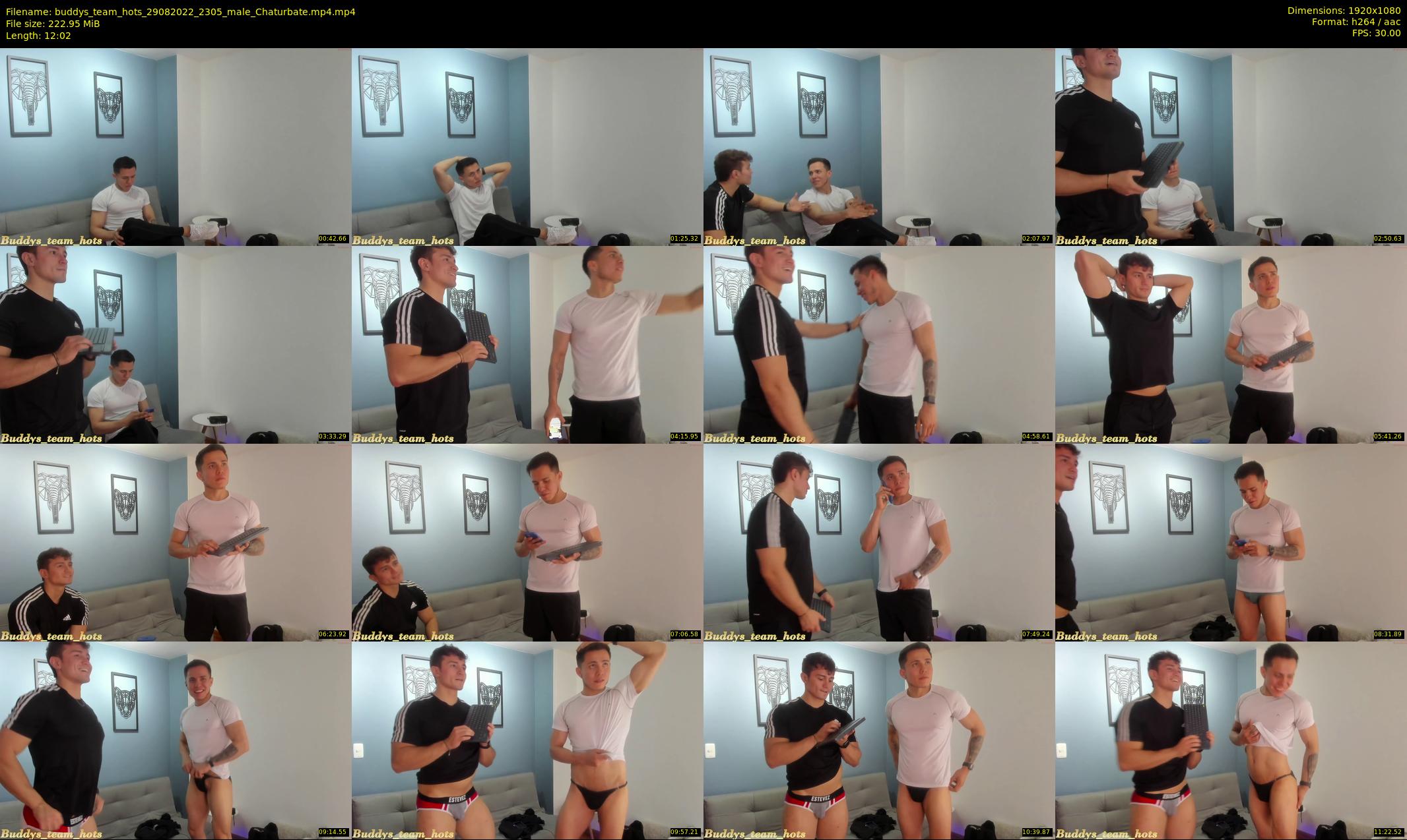 buddys_team_hots — 13 minute Chaturbate couple cam show recording, 1080p, Aug 29, 2022