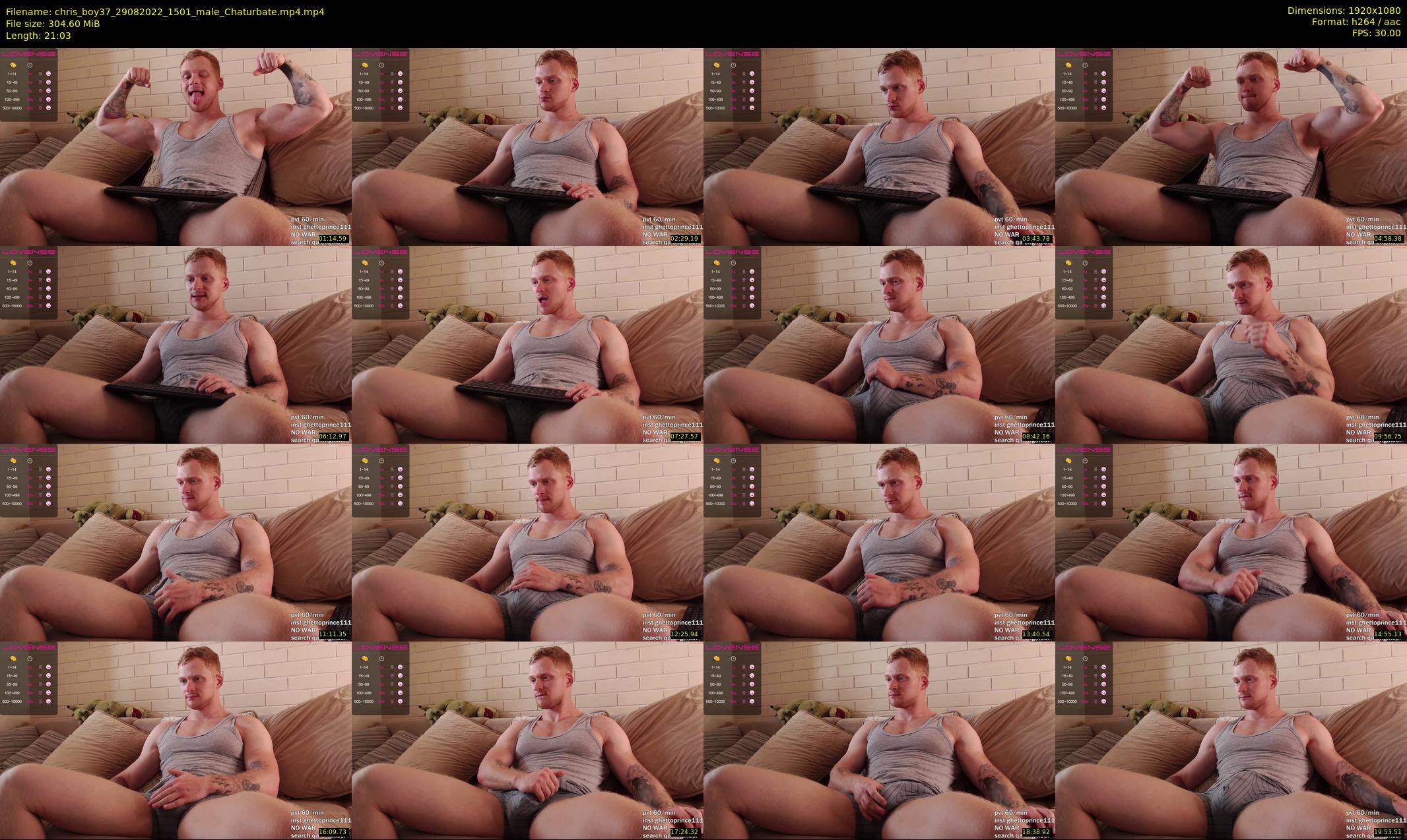 chris_boy37 — 22 minute Chaturbate male cam show recording, 1080p, Aug 29, 2022