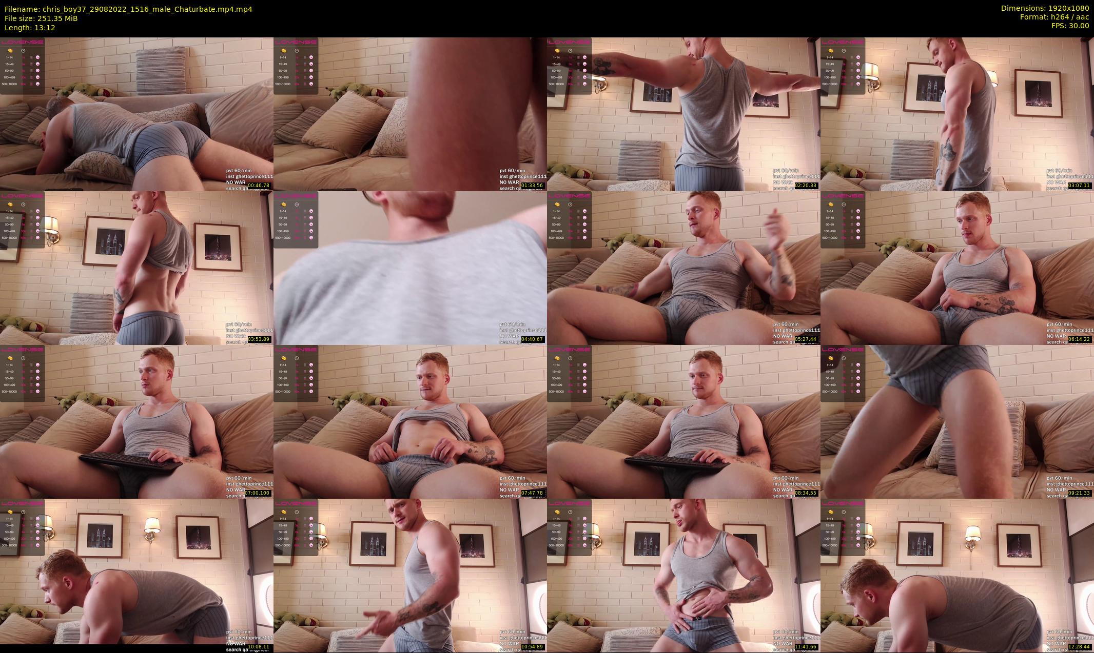 chris_boy37 — 14 minute Chaturbate male cam show recording, 1080p, Aug 29, 2022