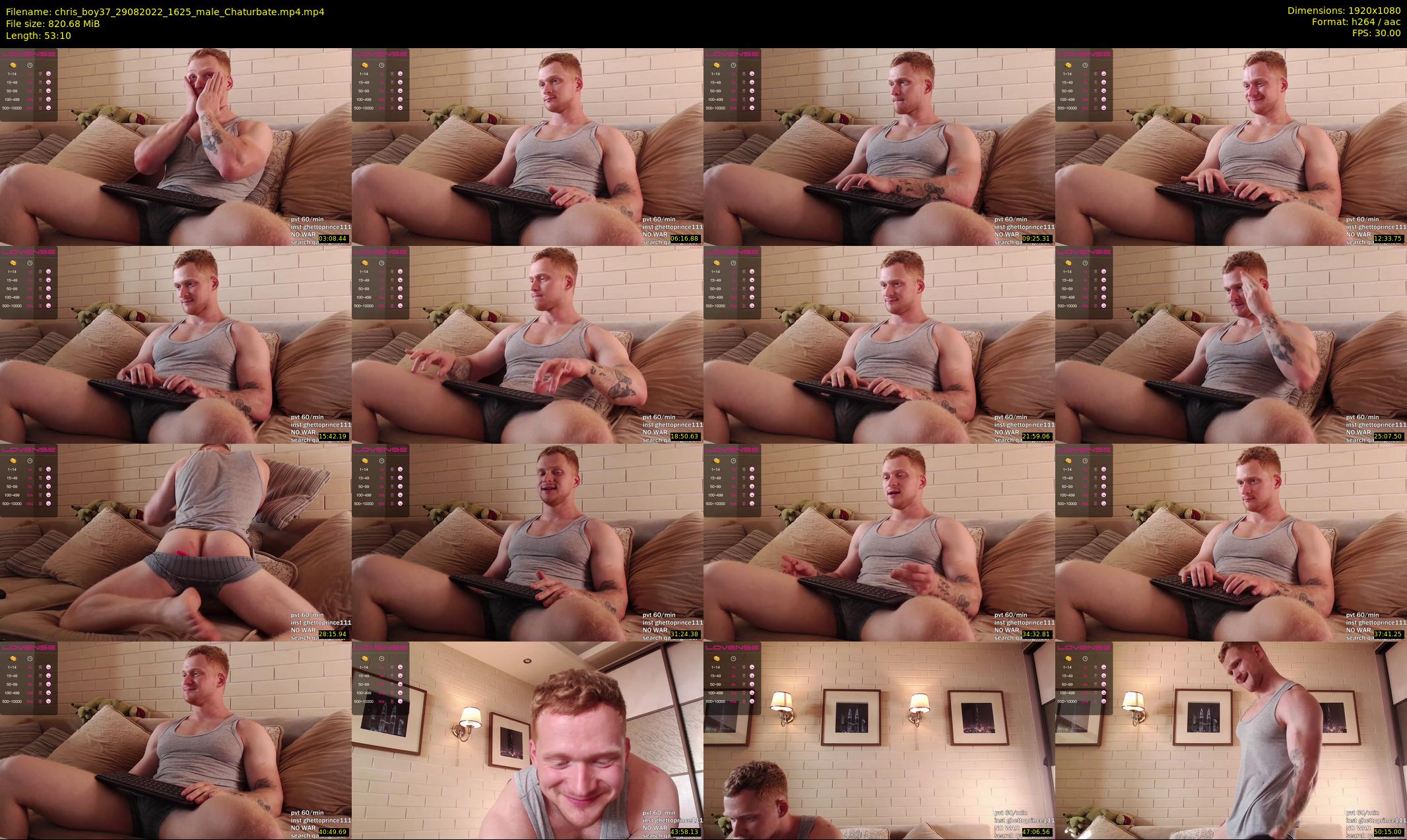 chris_boy37 — 54 minute Chaturbate male cam show recording, 1080p, Aug 29, 2022