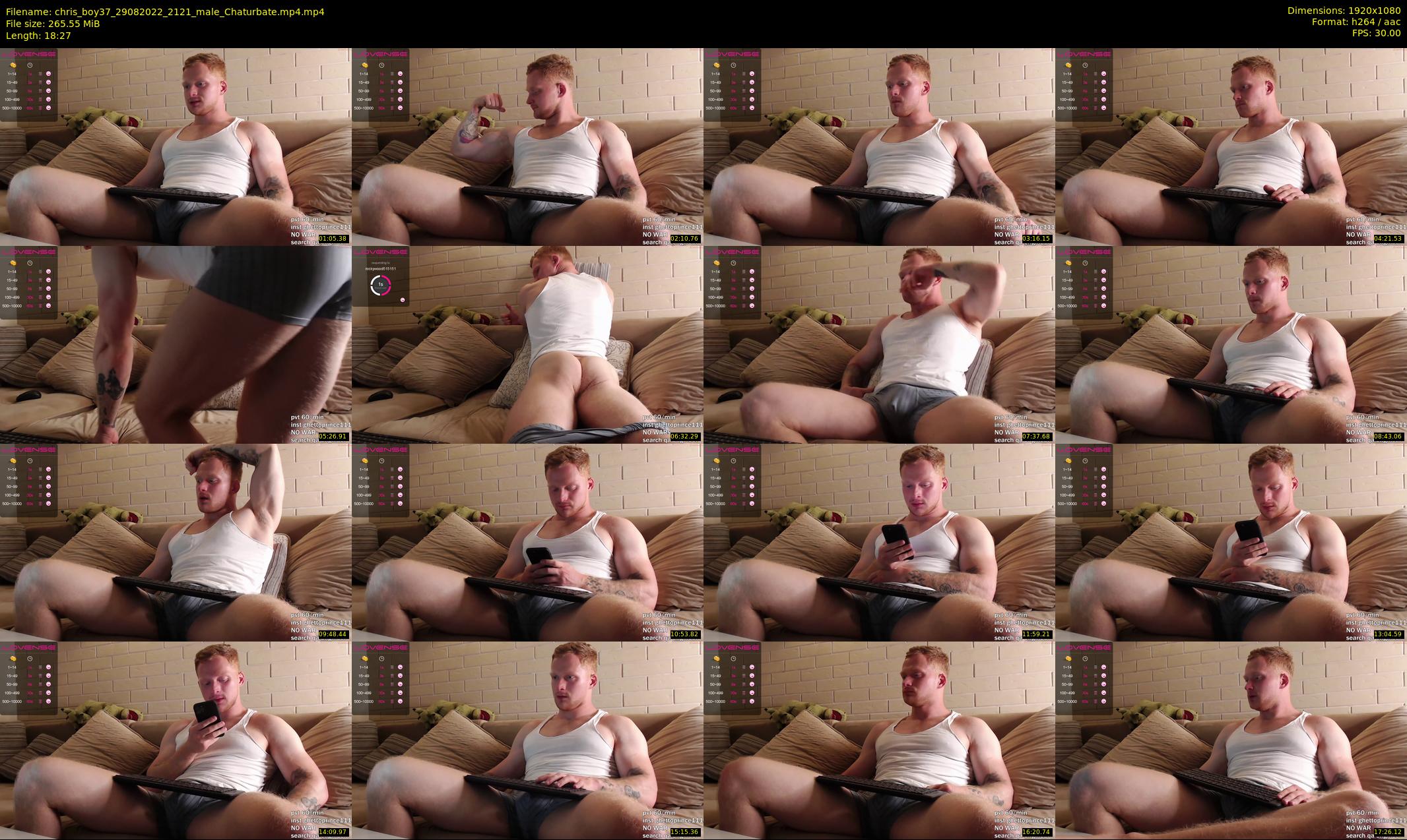 chris_boy37 — 19 minute Chaturbate male cam show recording, 1080p, Aug 29, 2022