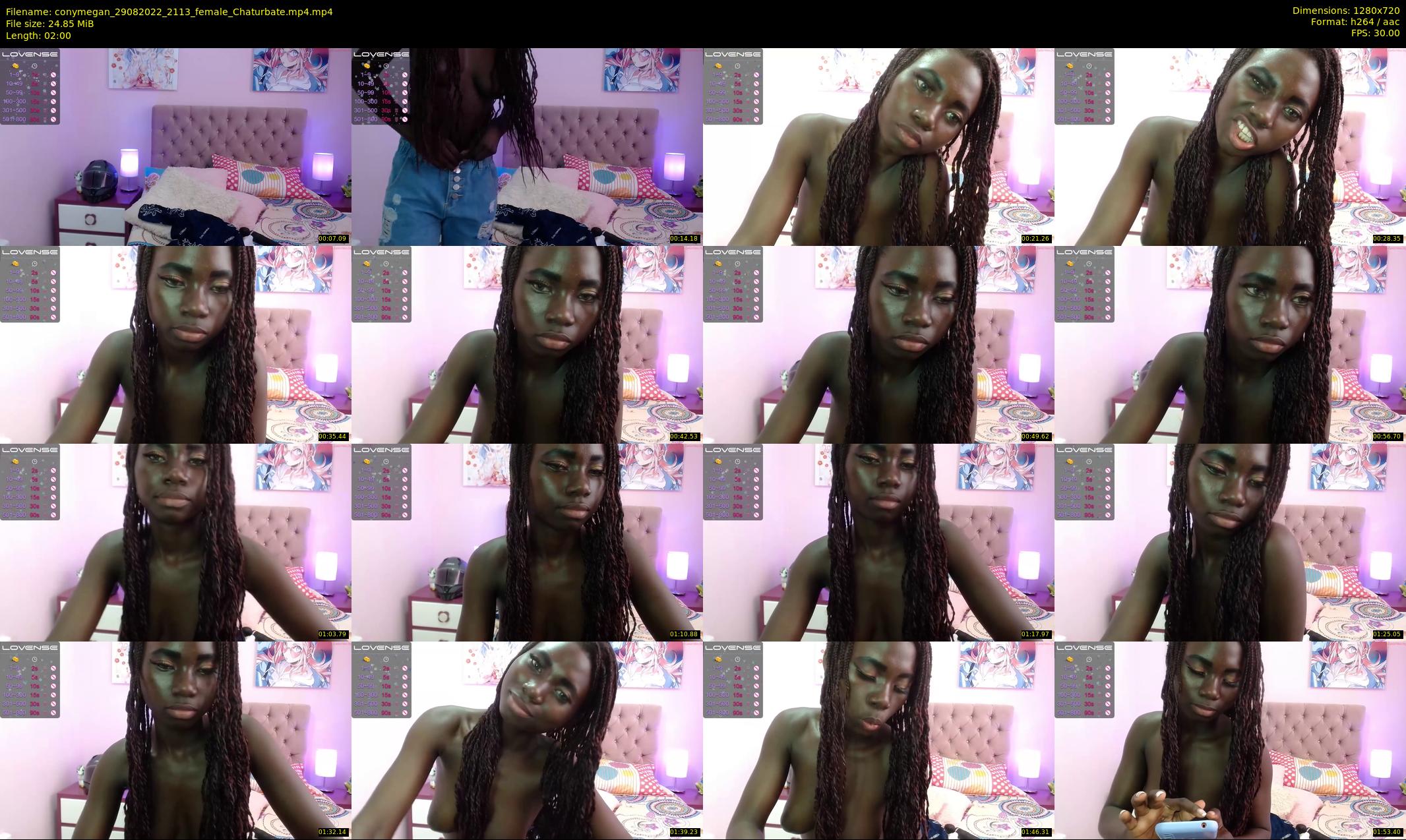 conymegan — 2 minute Chaturbate female cam show recording, 720p, Aug 29, 2022