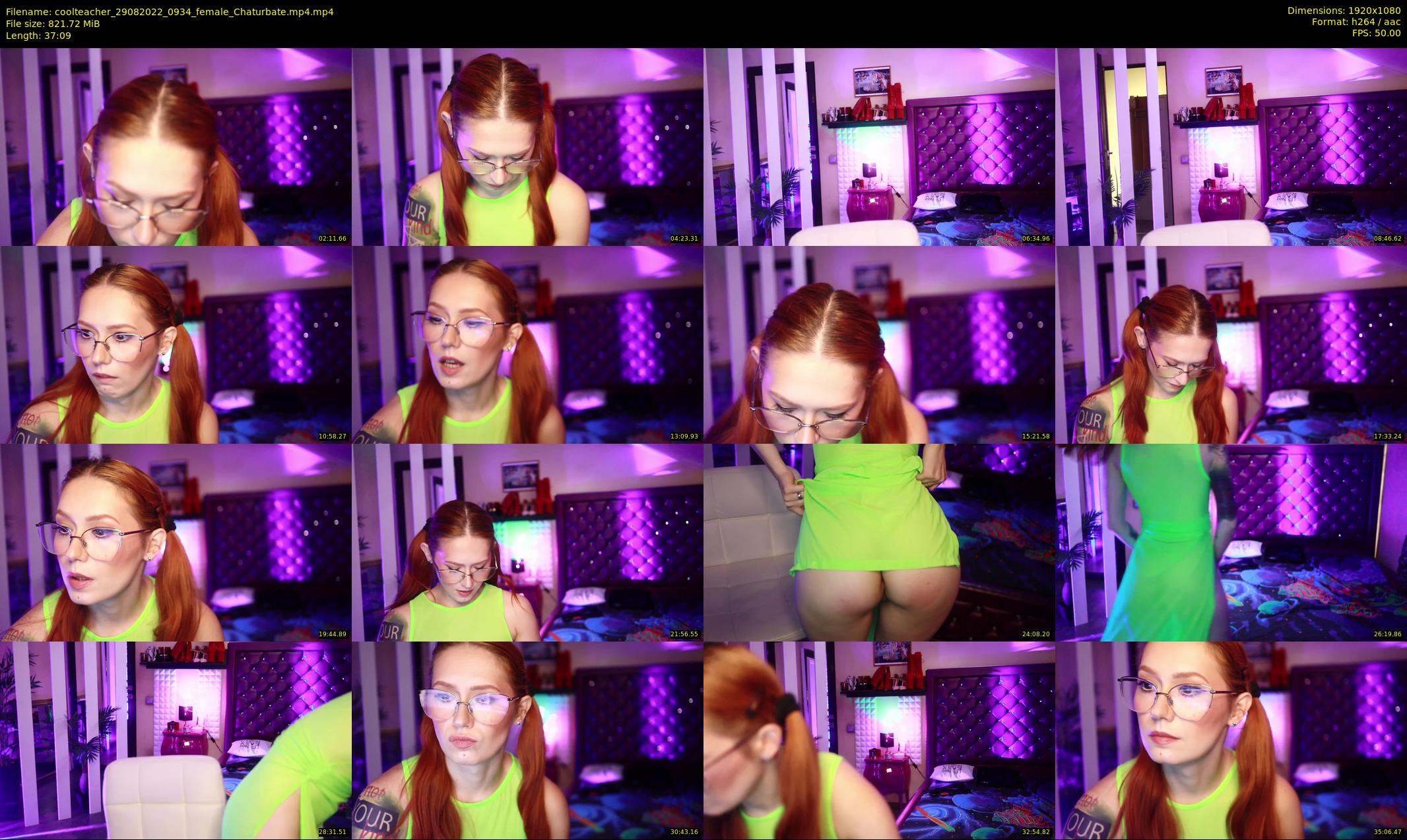 coolteacher — 38 minute Chaturbate female cam show recording, 1080p, Aug 29, 2022