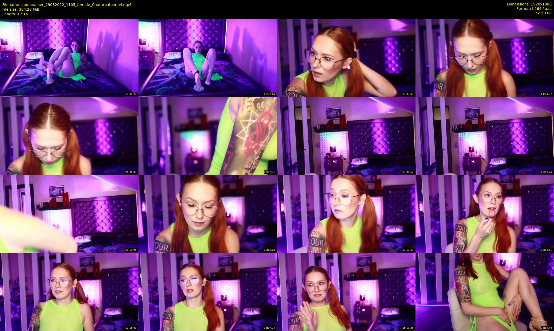 coolteacher — 18 minute Chaturbate female cam show recording, 1080p, Aug 29, 2022