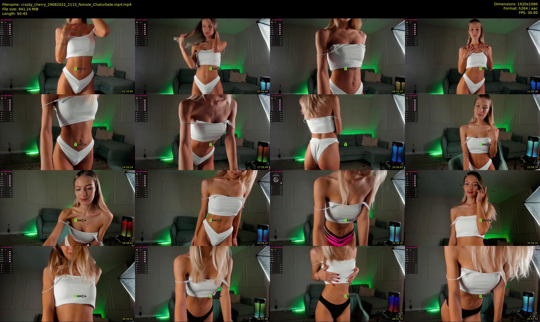 crazzy_cherry — 51 minute Chaturbate female cam show recording, 1080p, Aug 29, 2022