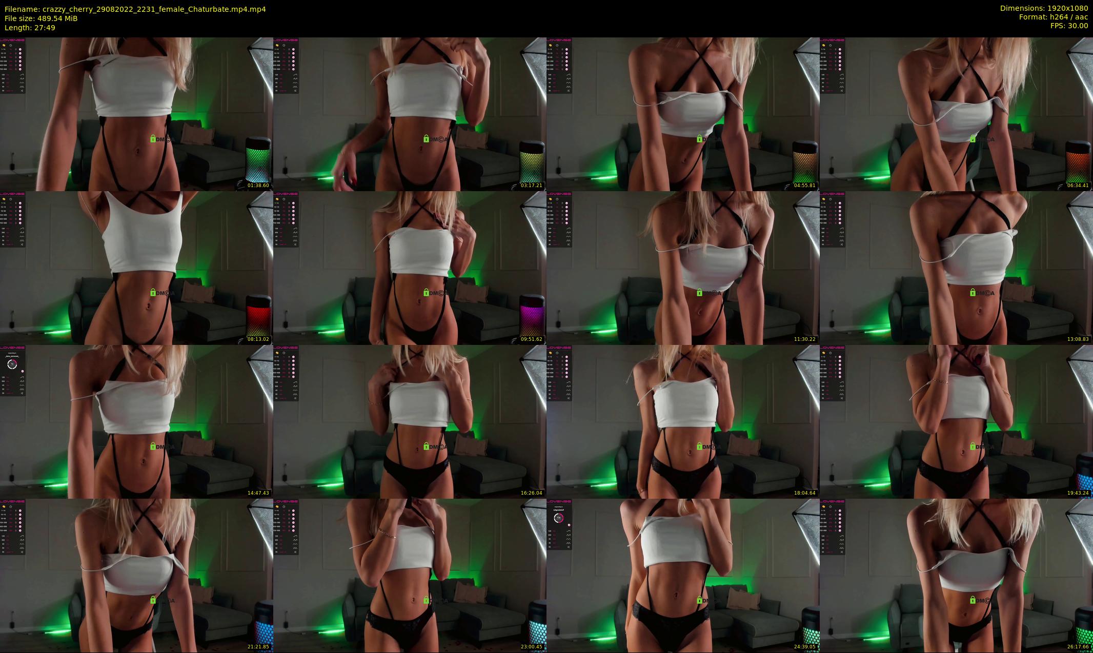 crazzy_cherry — 28 minute Chaturbate female cam show recording, 1080p, Aug 29, 2022
