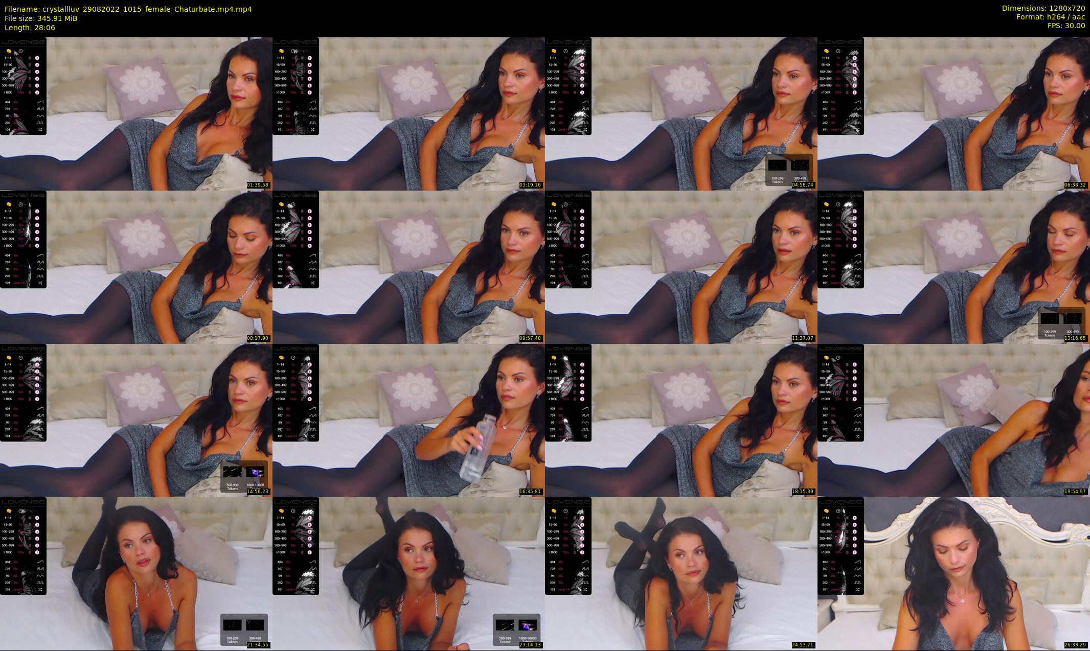 crystallluv — 29 minute Chaturbate female cam show recording, 720p, Aug 29, 2022