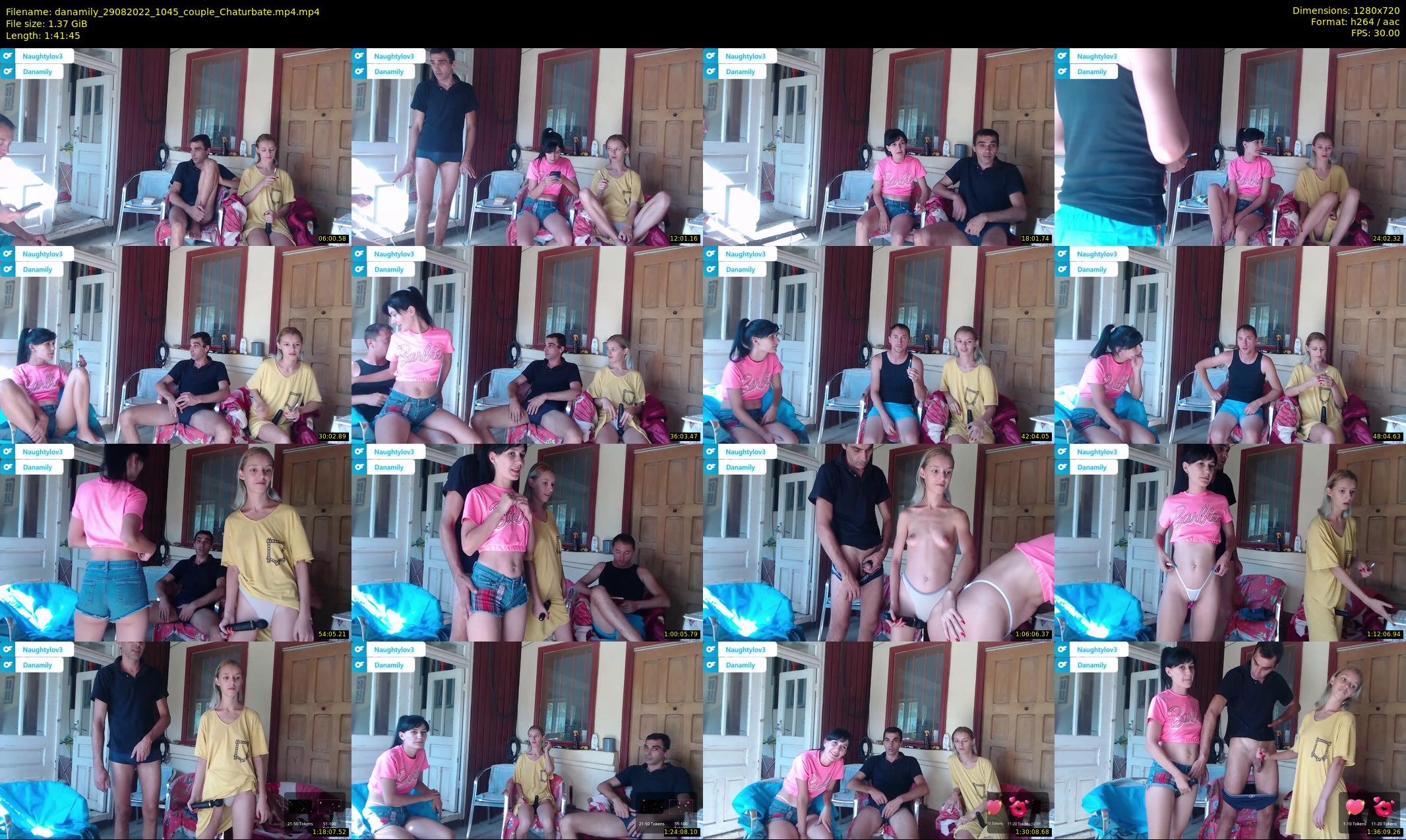 danamily — 102 minute Chaturbate female cam show recording, 720p, Aug 29, 2022