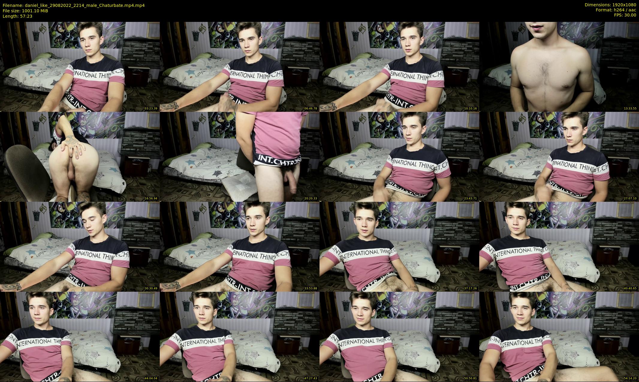 daniel_like — 58 minute Chaturbate male cam show recording, 1080p, Aug 29, 2022