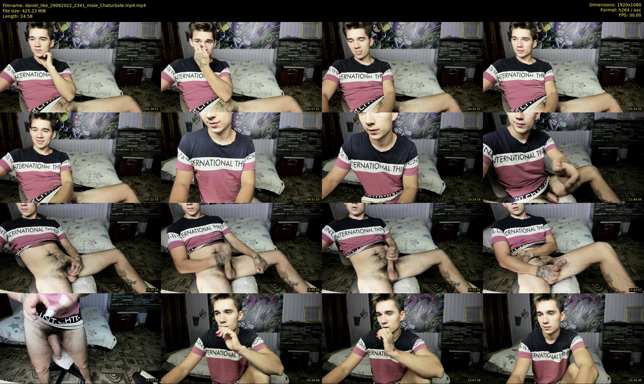 daniel_like — 25 minute Chaturbate male cam show recording, 1080p, Aug 29, 2022