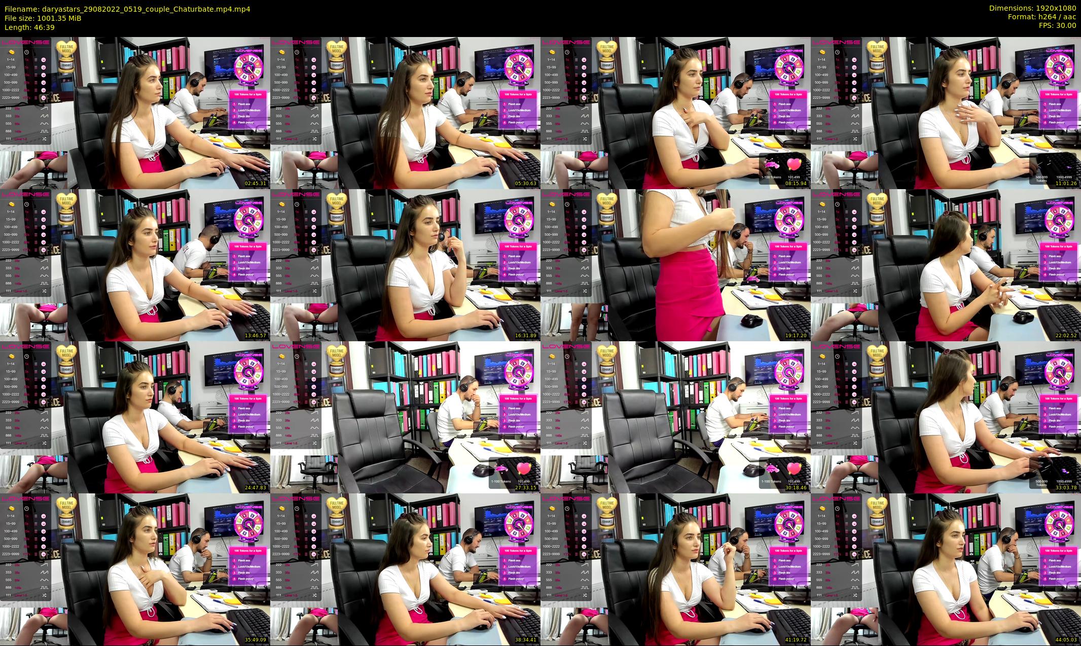 daryastars — 47 minute Chaturbate couple cam show recording, 1080p, Aug 29, 2022