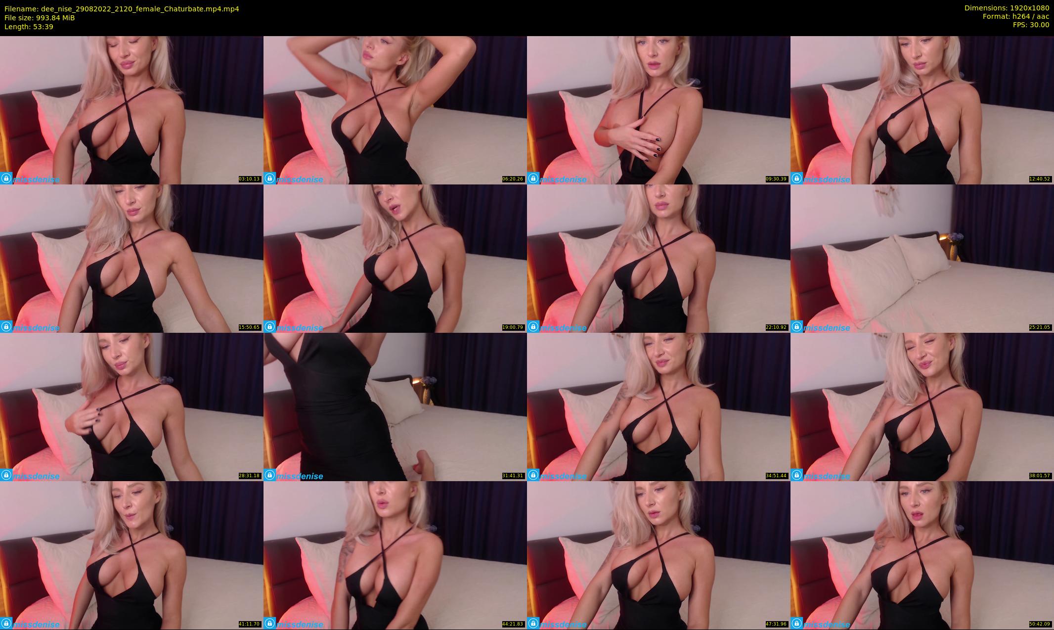 dee_nise — 54 minute Chaturbate female cam show recording, 1080p, Aug 29, 2022