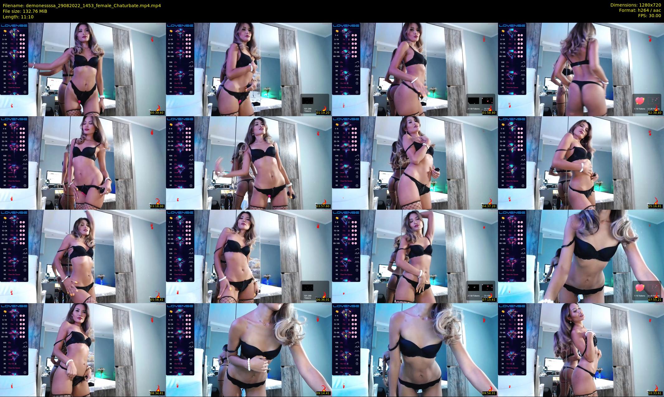 demonessssa — 12 minute Chaturbate female cam show recording, 720p, Aug 29, 2022