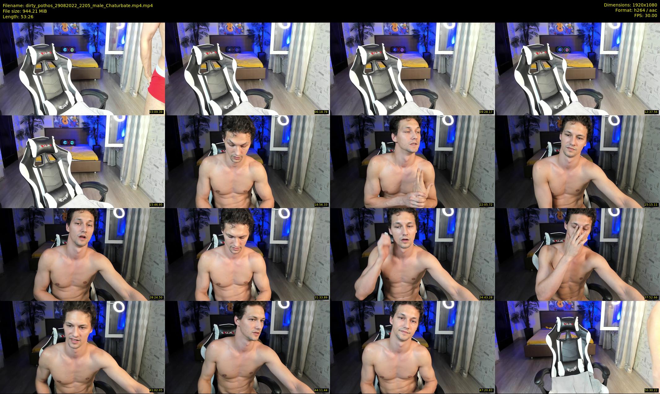 dirty_pothos — 54 minute Chaturbate male cam show recording, 1080p, Aug 29, 2022